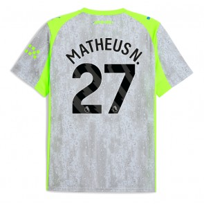 Manchester City Matheus Nunes #27 Alternativní Dres 2025-26 Krátký Rukáv